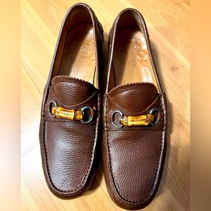 Lightly used Gucci bamboo dress shoes